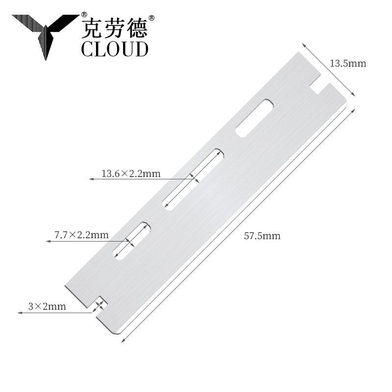 تیغ های ریش دار موج دار تک لبه