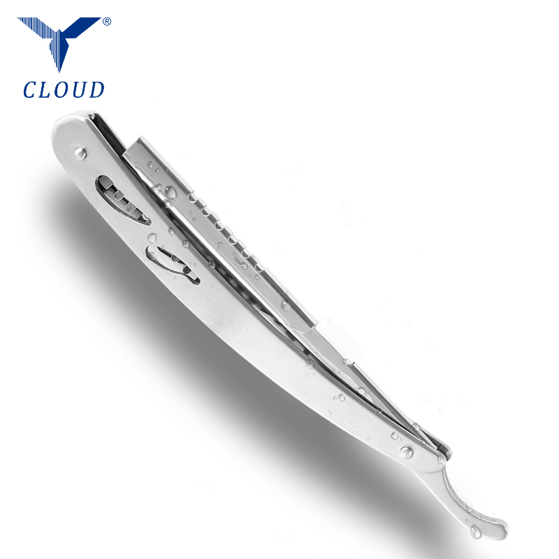 دسته تیغ مستقیم راه راه از جنس استنلس استیل بادوام