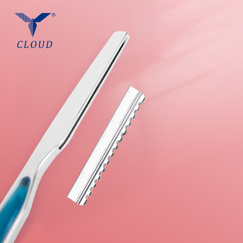 ریش تراش مو تیغ صاف استیل ضد زنگ (دسته پلاستیکی)