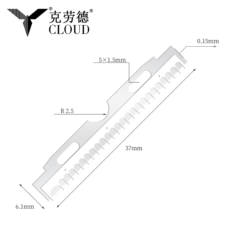 تیغه های تیغ ابرو و صورت از جنس استیل ضد زنگ با پوشش نانو