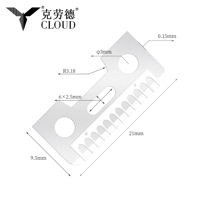تیغ ابرو یک طرفه برش استیل ضد زنگ