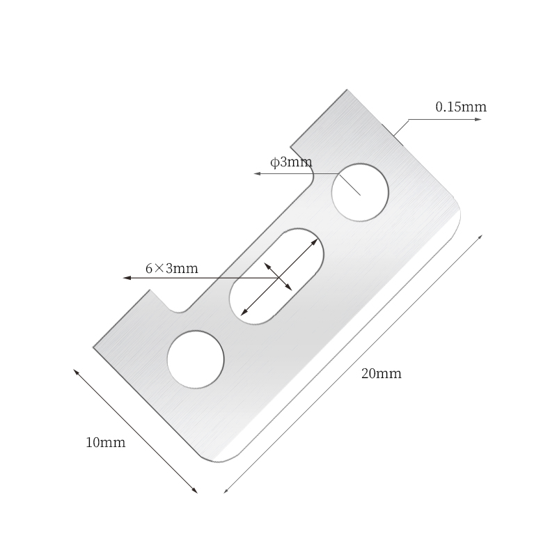 تیغ ابرو یک طرفه برش استیل ضد زنگ