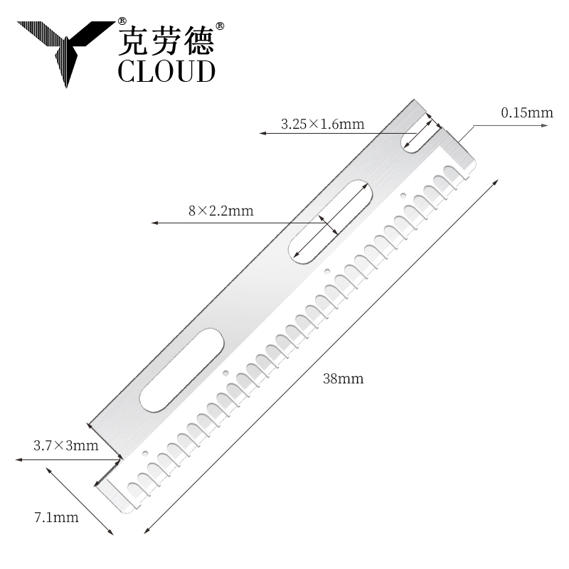 تیغ ابرو با قابلیت استفاده مجدد از جنس استیل ضد زنگ