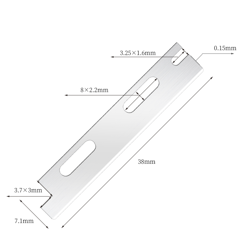 تیغ ابرو با قابلیت استفاده مجدد از جنس استیل ضد زنگ
