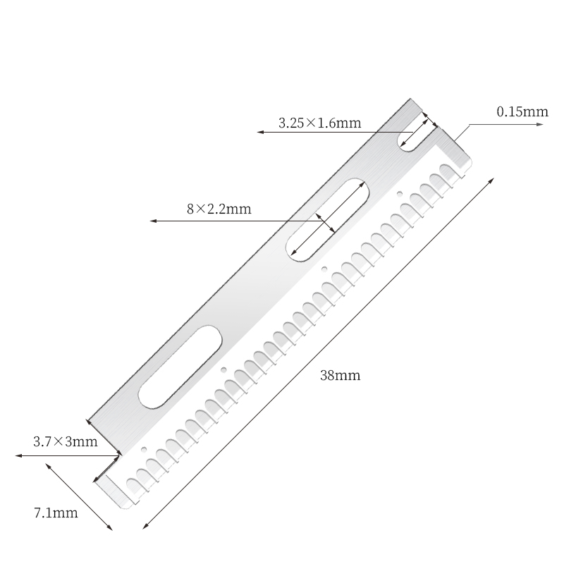 تیغ ابرو با قابلیت استفاده مجدد از جنس استیل ضد زنگ