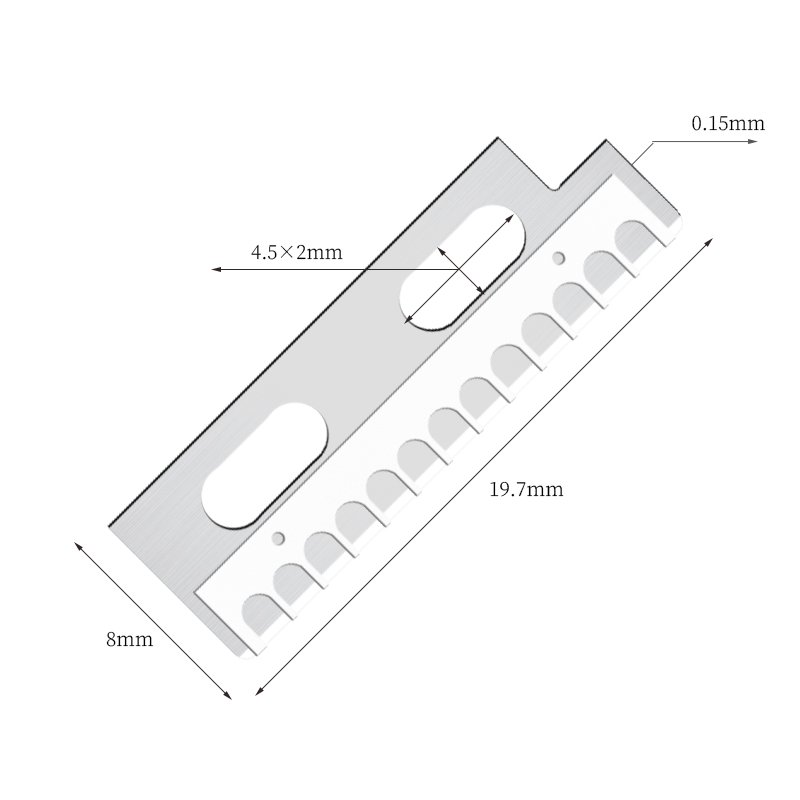 تیغه های چاقوی شکل دهنده ابرو از فولاد ضد زنگ دقیق