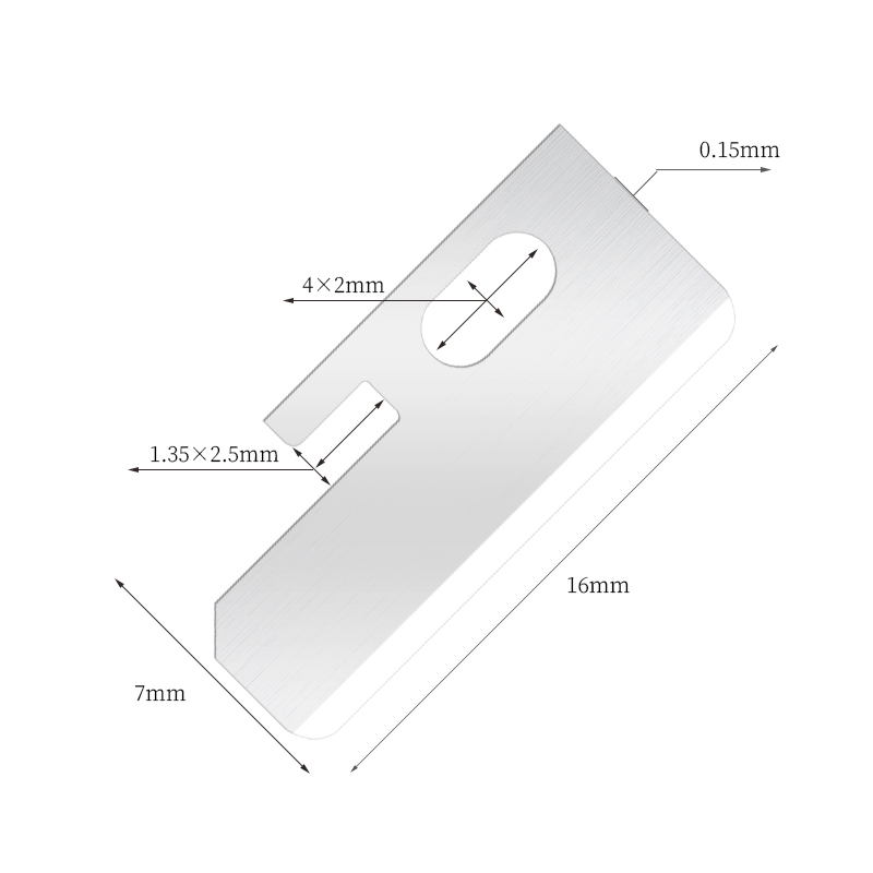 تیغه های چاقوی شکل دهنده ابرو از فولاد ضد زنگ دقیق