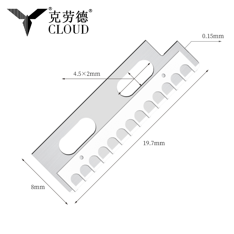 تیغه های چاقوی شکل دهنده ابرو از فولاد ضد زنگ دقیق