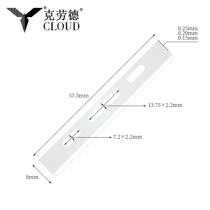 تیغه های برش مو تک لبه استیل ضد زنگ