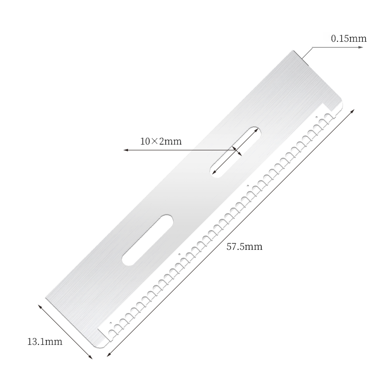 تیغه برش ابرو از جنس استیل ضد زنگ بادوام و قابل استفاده مجدد