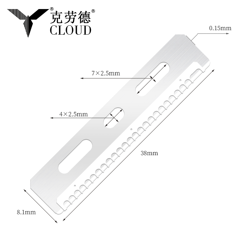 تیغه برش ابرو از جنس استیل ضد زنگ بادوام و قابل استفاده مجدد